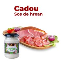 Șuncă crudă de Paște 2kg + Cadou sos de hrean