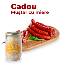 Pachet Cârnăciori Picanți Bertis + Muștar cu Miere Badi CADOU